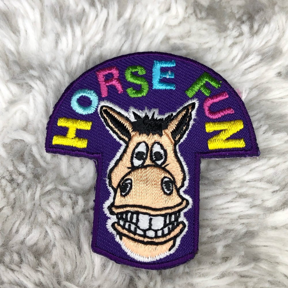 Activity Scouts 2” Inch Appliqué Fun Patch “Horse Fun” Skills Character Building